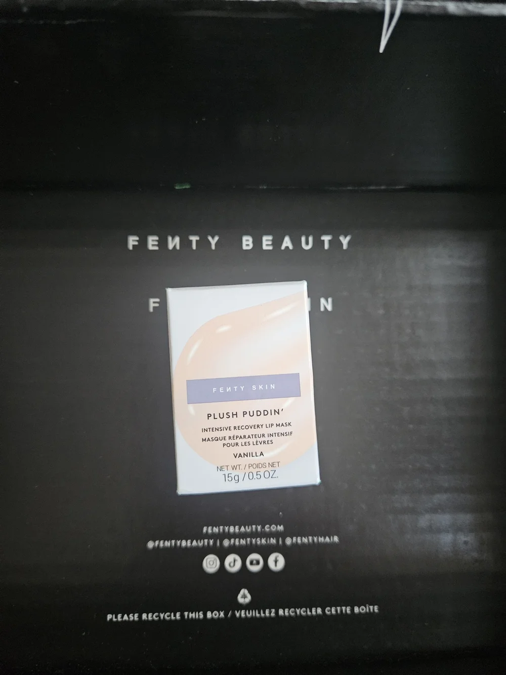Fenty Skin Plush Puddin' Lip Mask - Vanilla